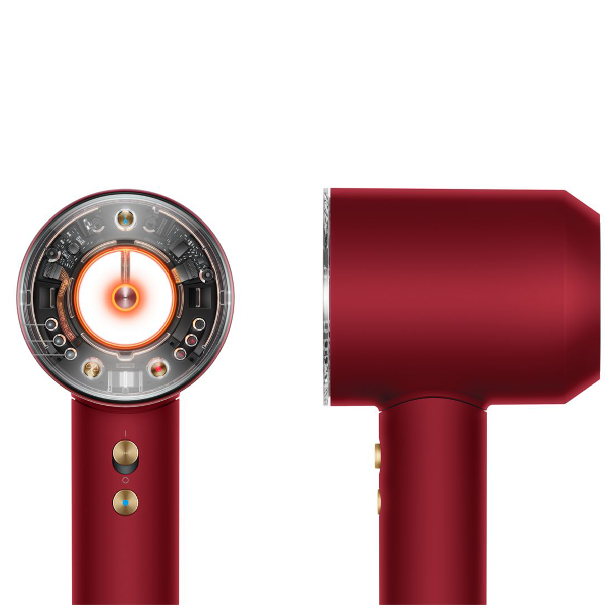 НОВИНКА Фен для волосся DYSON Supersonic HD16 Nural — Red velvet/Gold