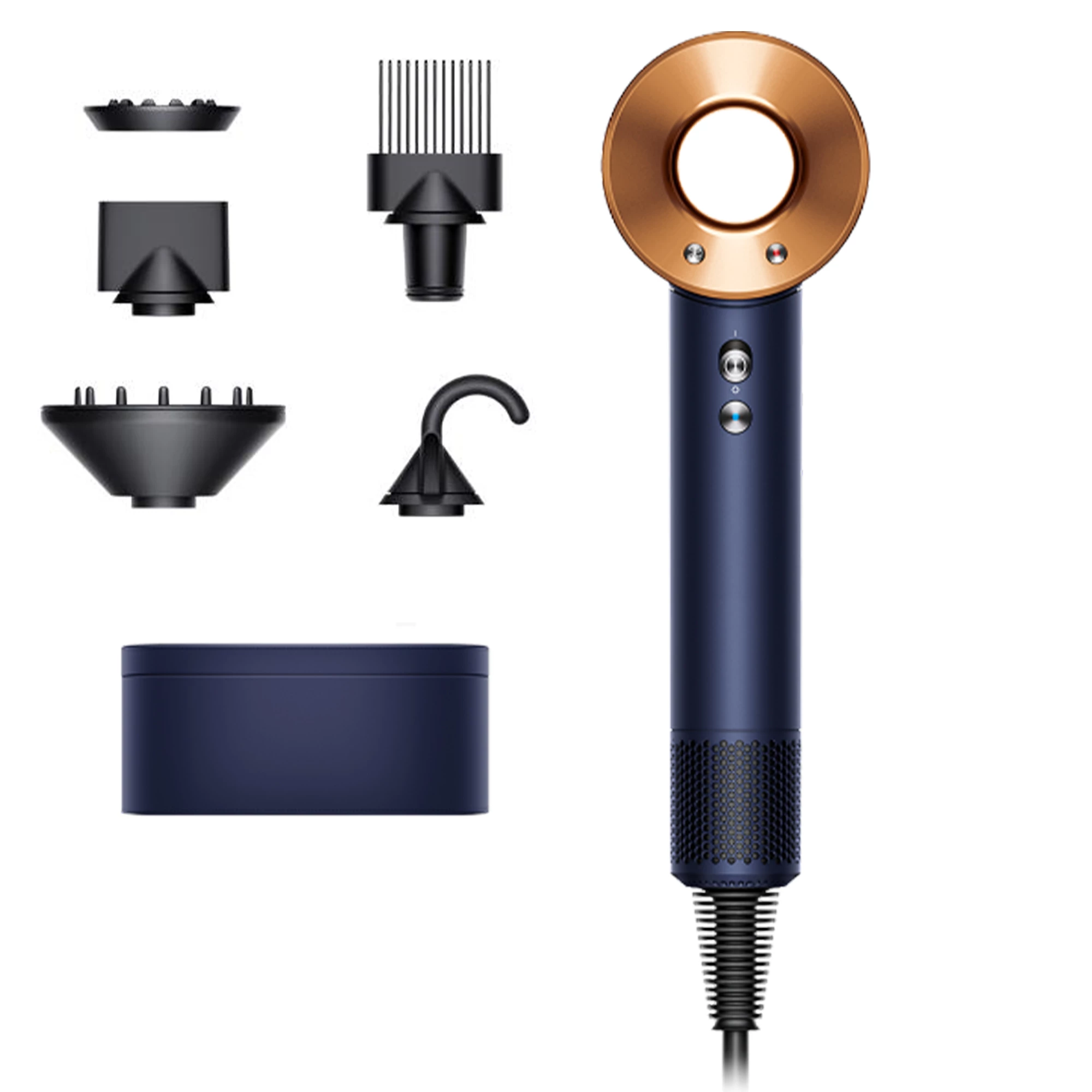 Фен для волосся DYSON Supersonic HD07 Special Gift Edition Prussian Blue/Rich Copper