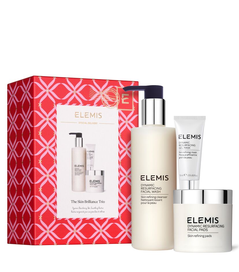 Подарункове тріо для сяяння та шліфовки шкіри ELEMIS The Skin Brilliance Trio Dynamic Resurfacing Skin Smoothing Routine