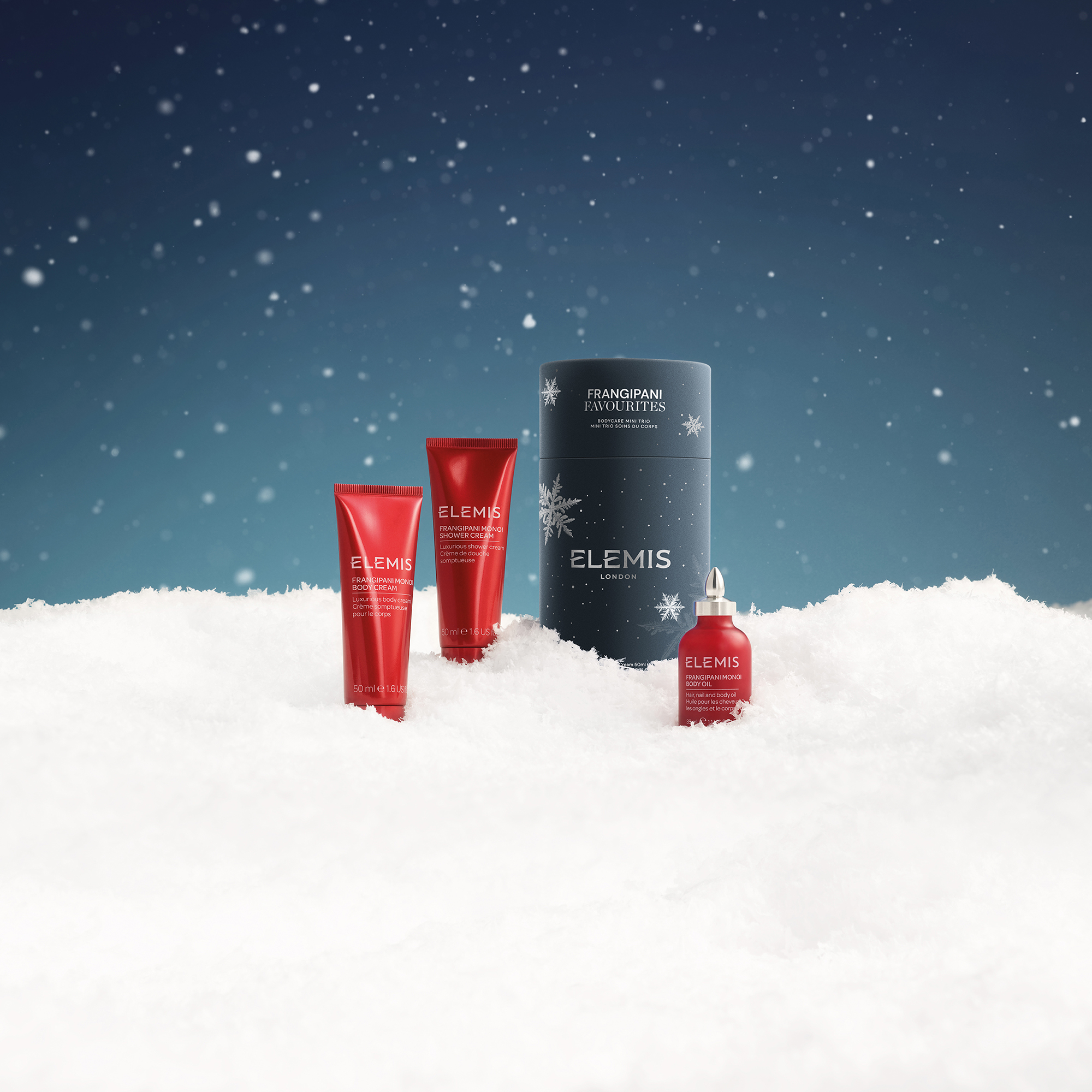 Міні Тріо Екзотична насолода Франжипані ELEMIS Body Wonders Frangipani Mini Trio Kit