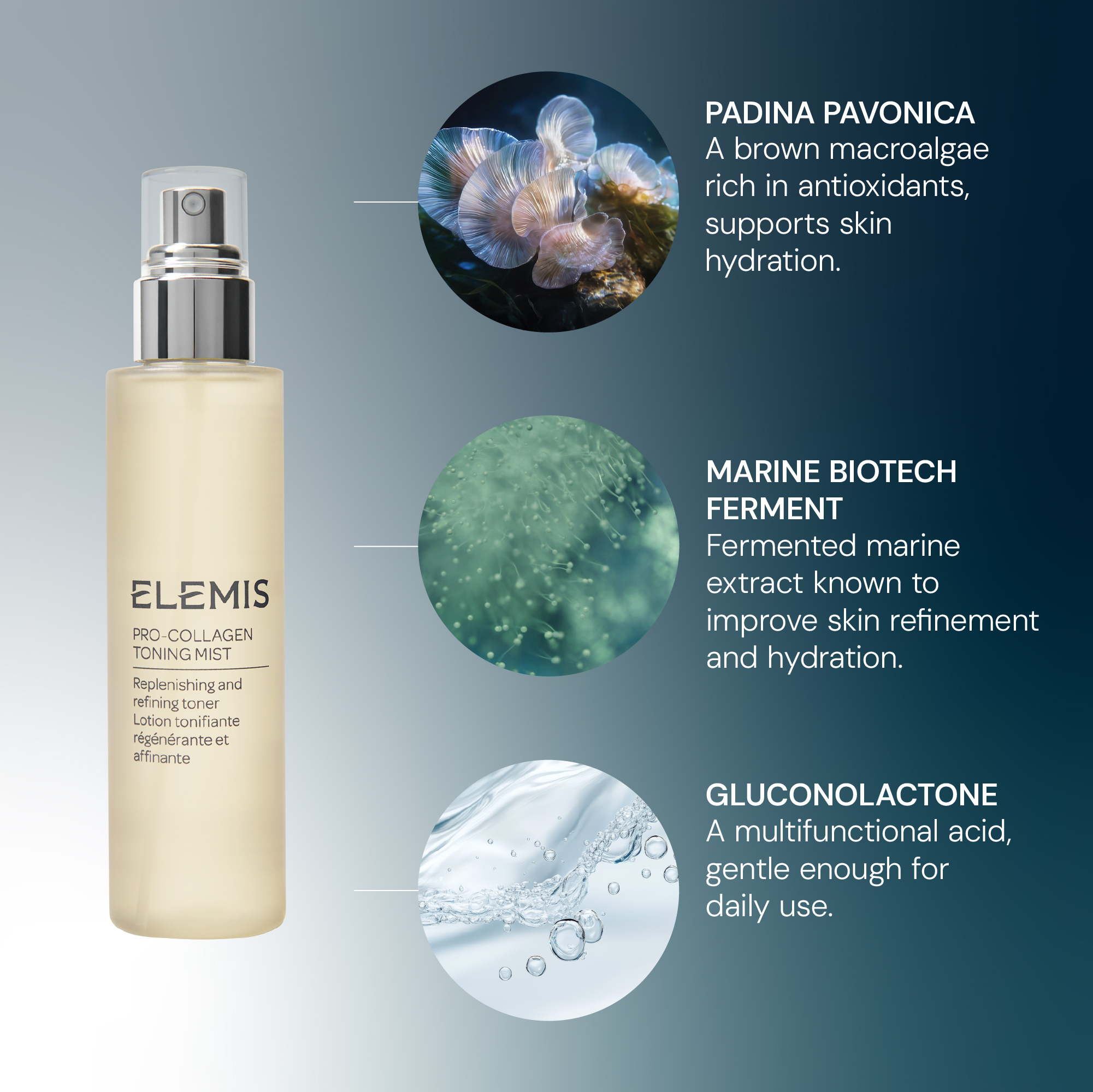 NEW Спрей для тонізації Про-Колаген ELEMIS Pro-Collagen Toning Mist