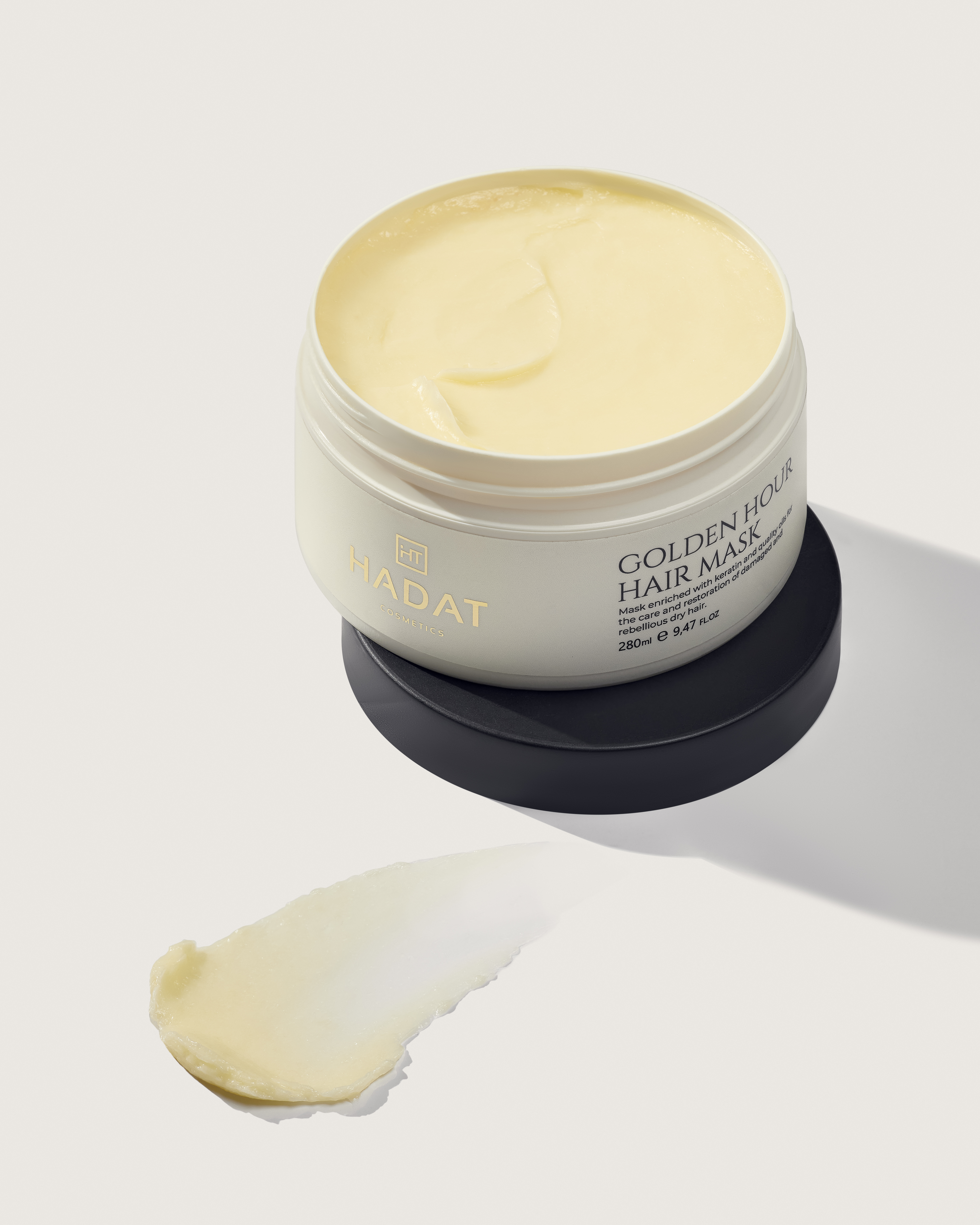 Маска для інтенсивного відновлення волосся з золотом HADAT Cosmetics Golden Hour Hair Mask