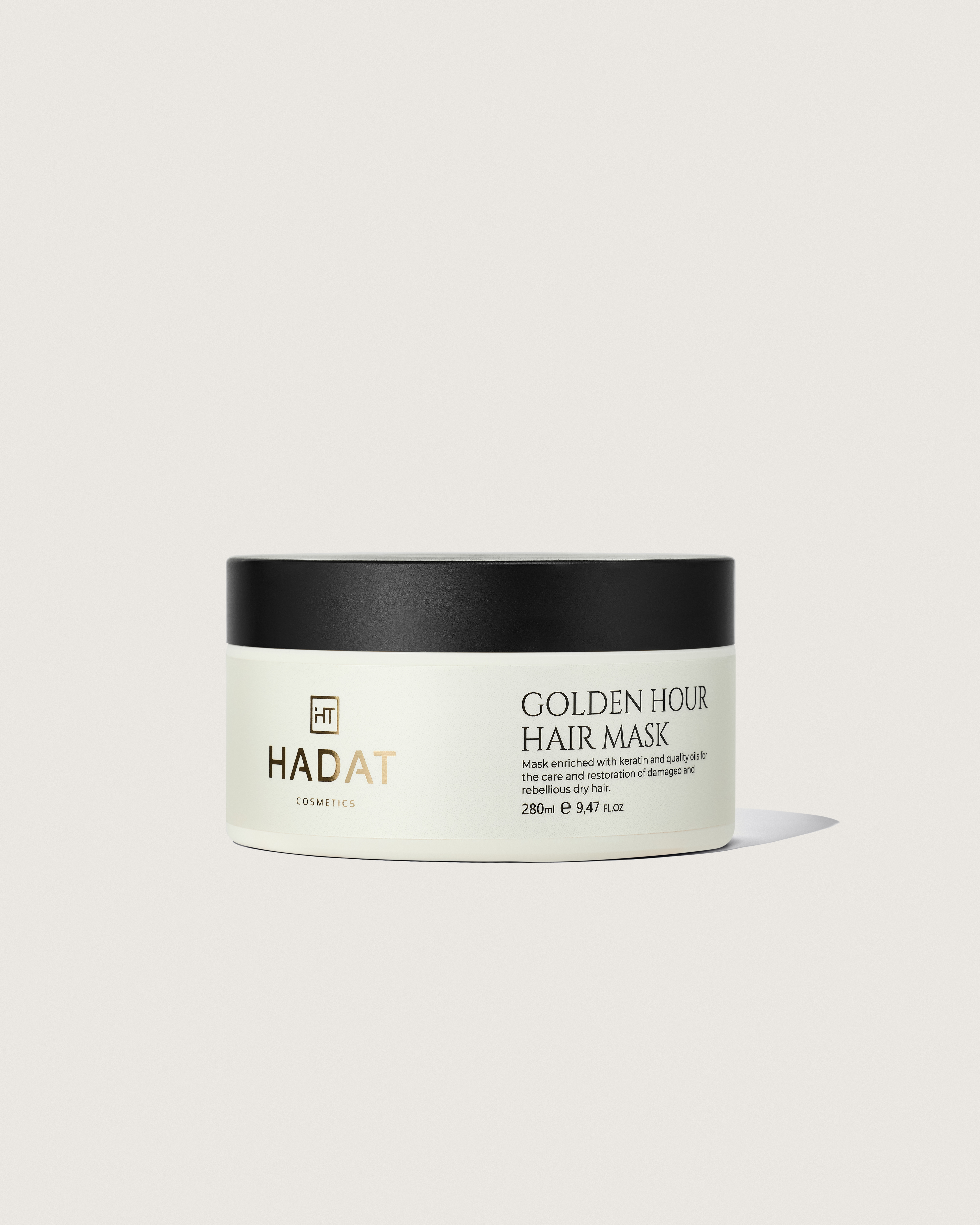 Маска для інтенсивного відновлення волосся з золотом HADAT Cosmetics Golden Hour Hair Mask