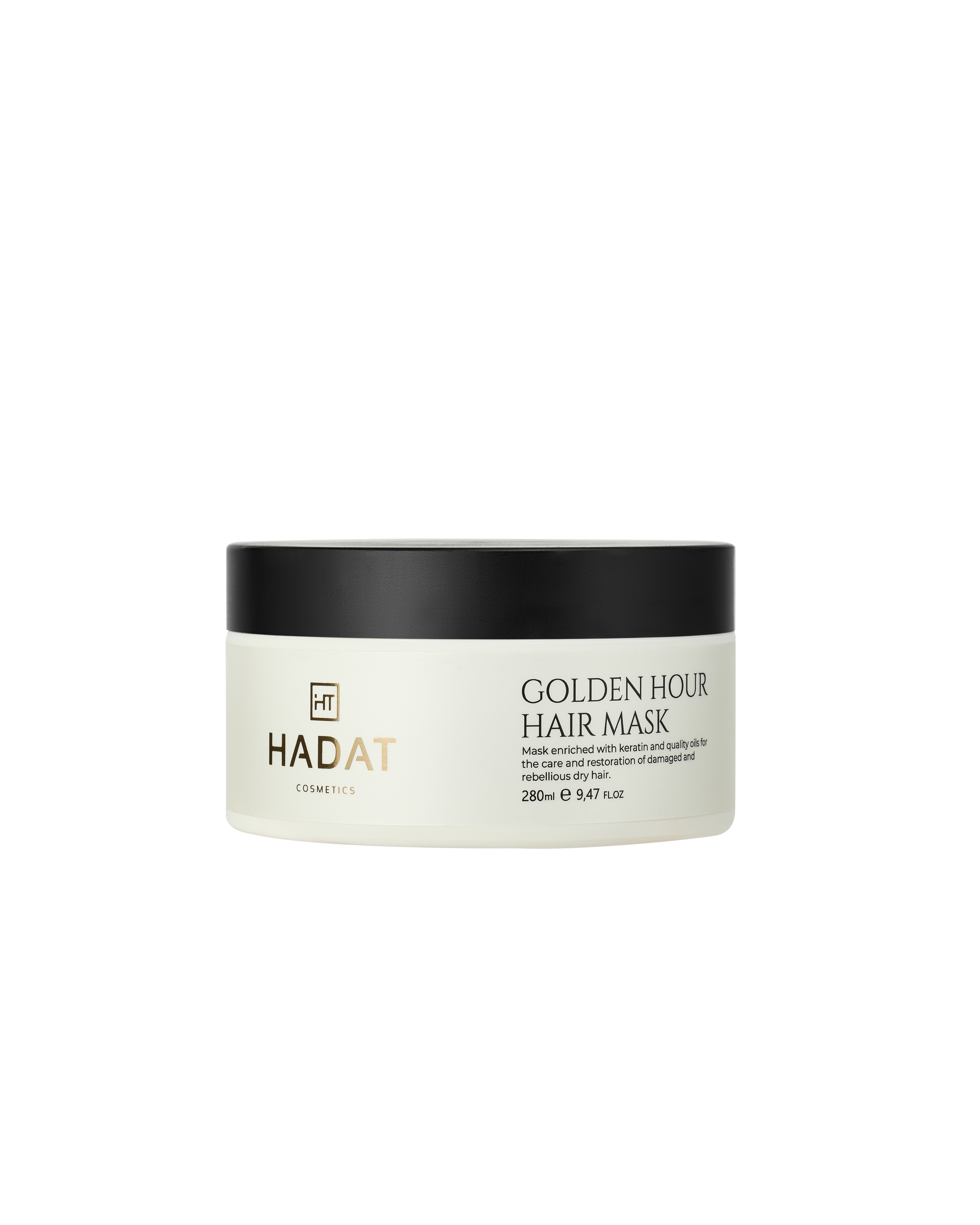 Маска для інтенсивного відновлення волосся з золотом HADAT Cosmetics Golden Hour Hair Mask