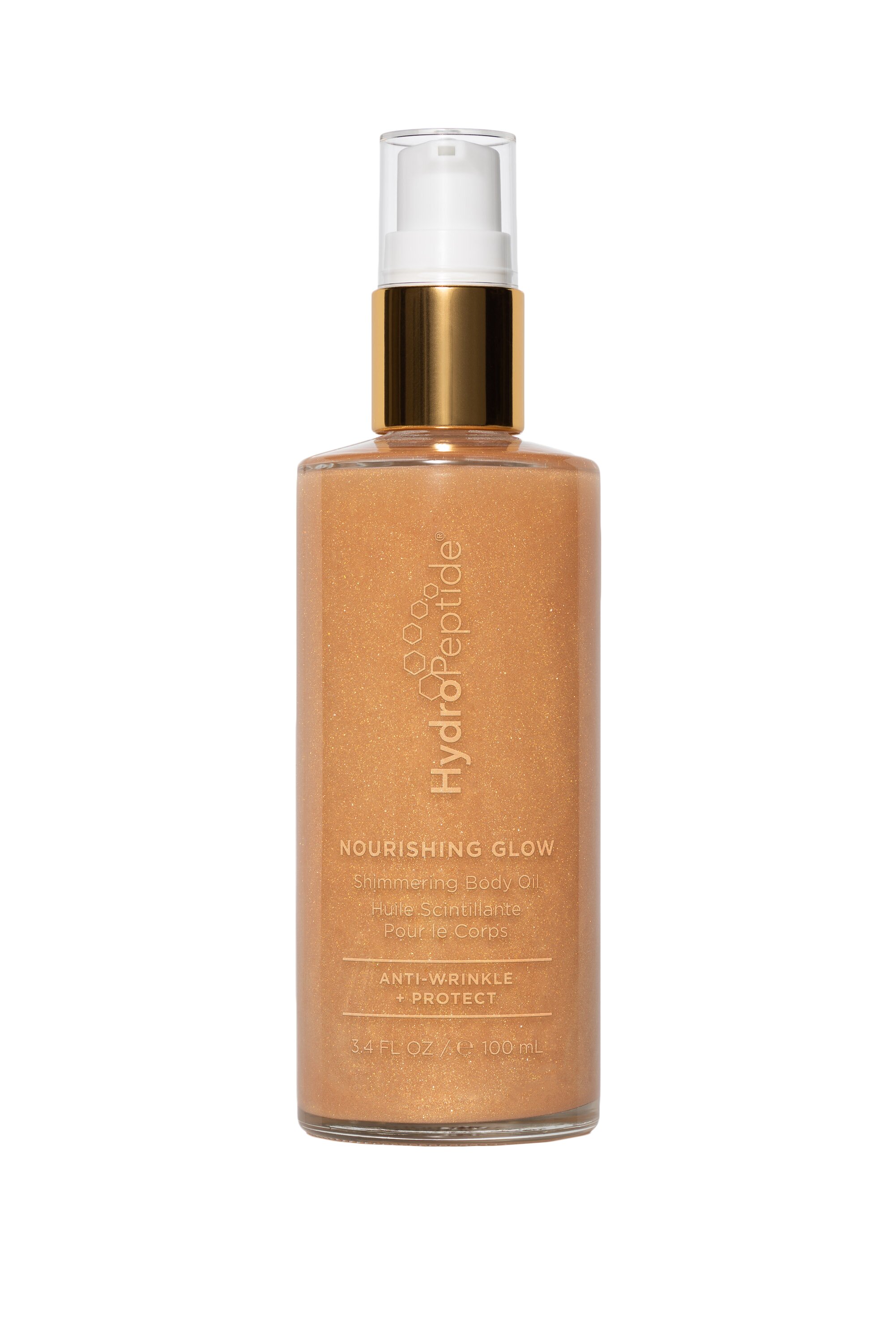 Живильна олія для тіла, яка додає сяйво шкірі HydroPeptide Shimmering Body Oil Nourishing Glow