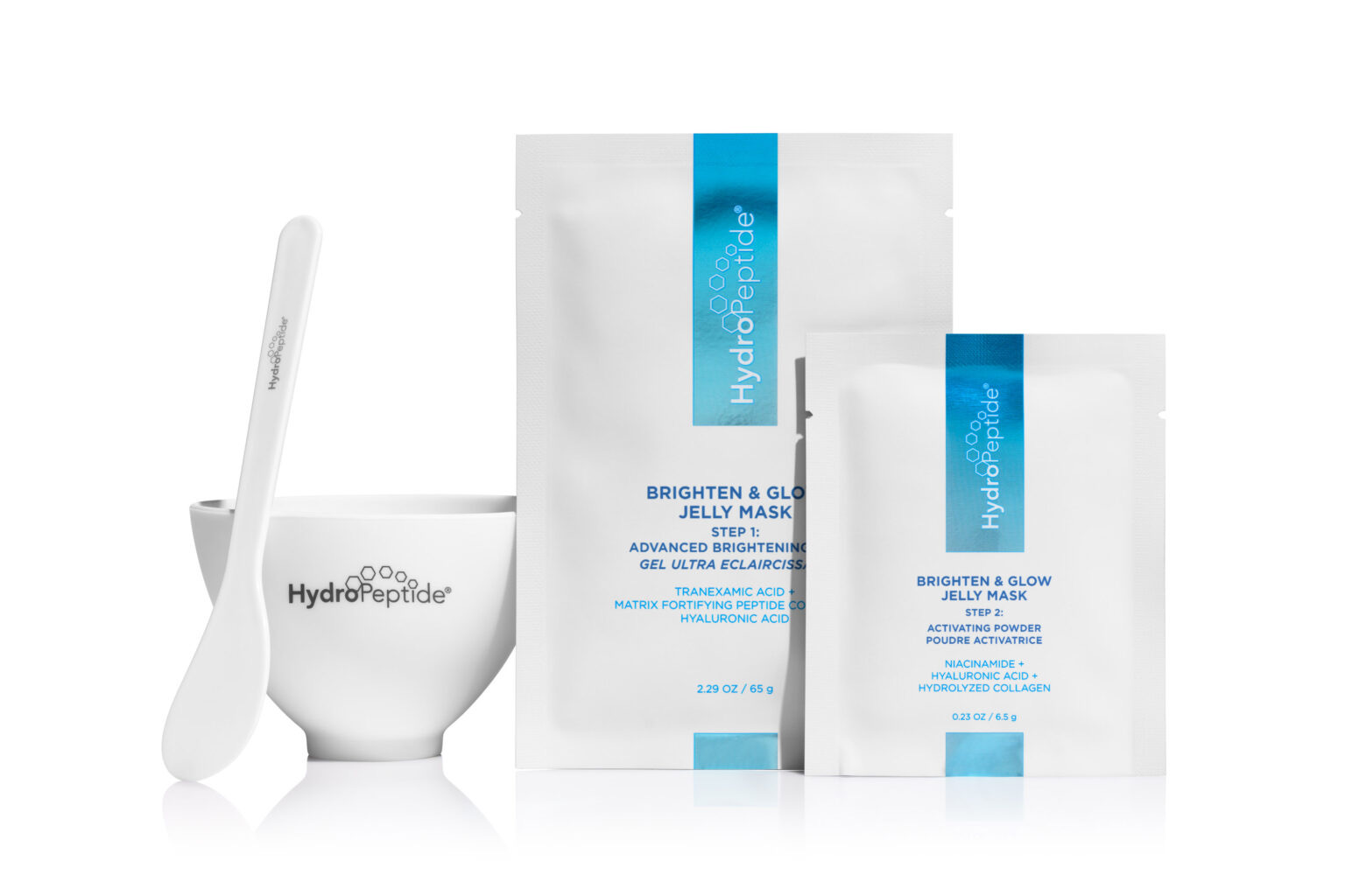Маска для освітлення шкіри та рівного тону обличчя HydroPeptide Brighten+Glow Jelly Mask Advanced Brightening Treatment