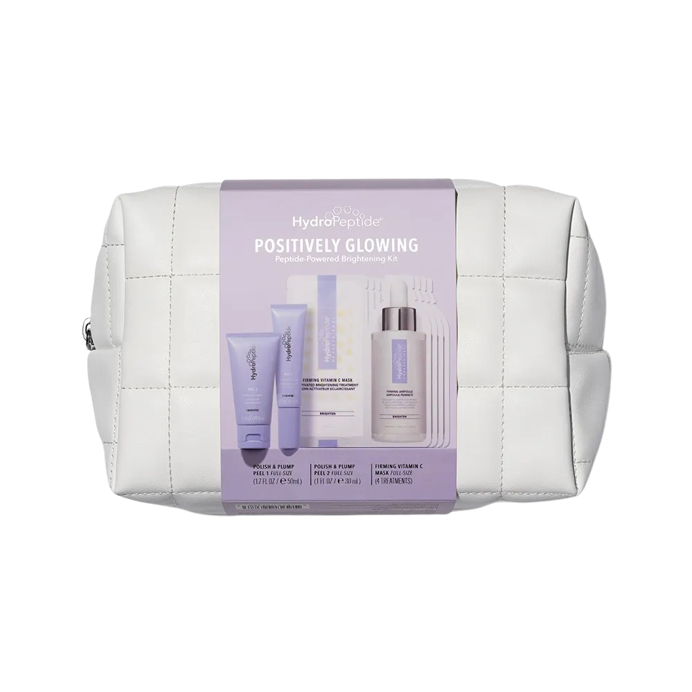 Набір для освітлення шкіри на основі пептидів HydroPeptide Positively Glowing