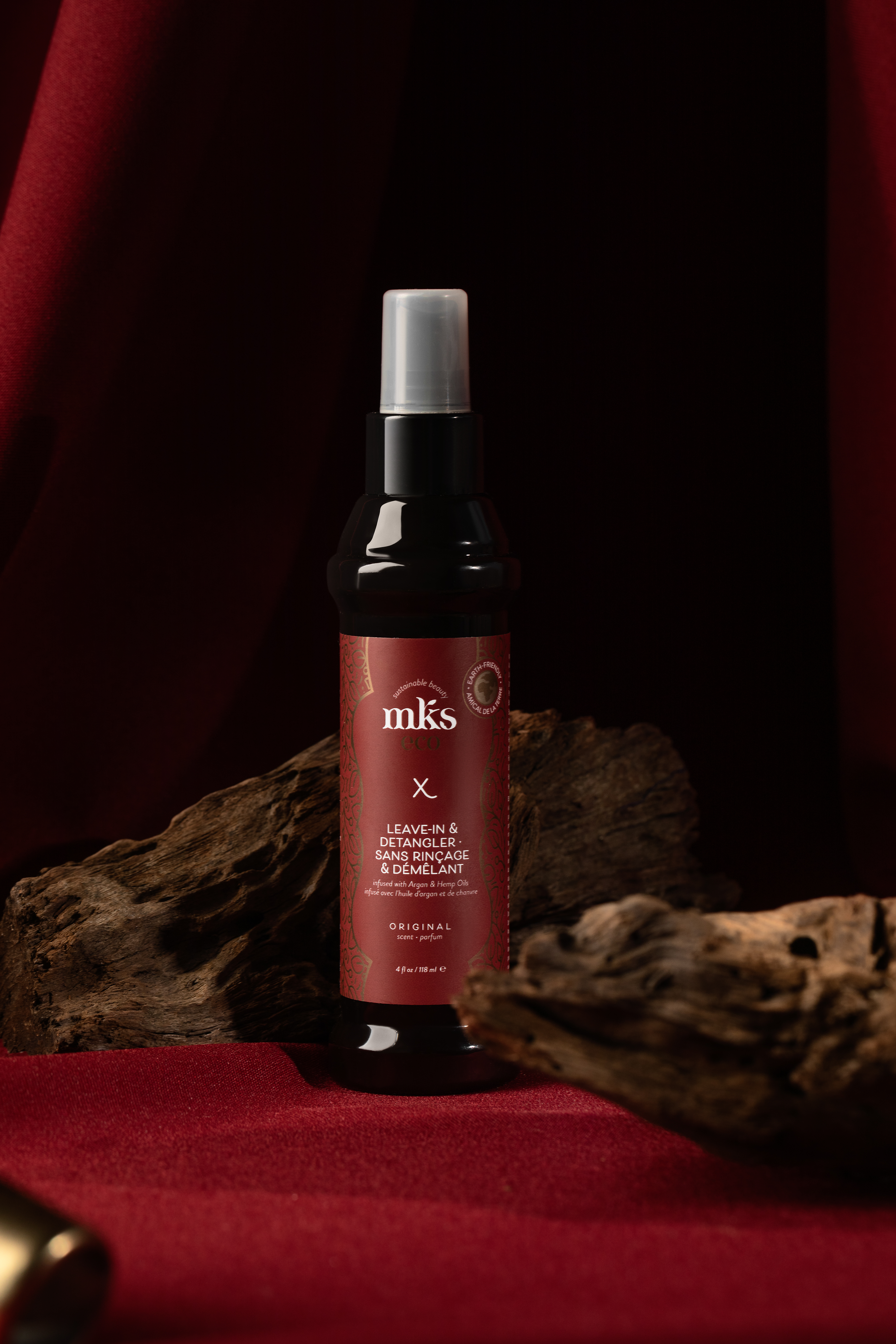 Незмивний термозахисний засіб для розплутування волосся MKS-ECO X Leave-In & Detangler Original Scent