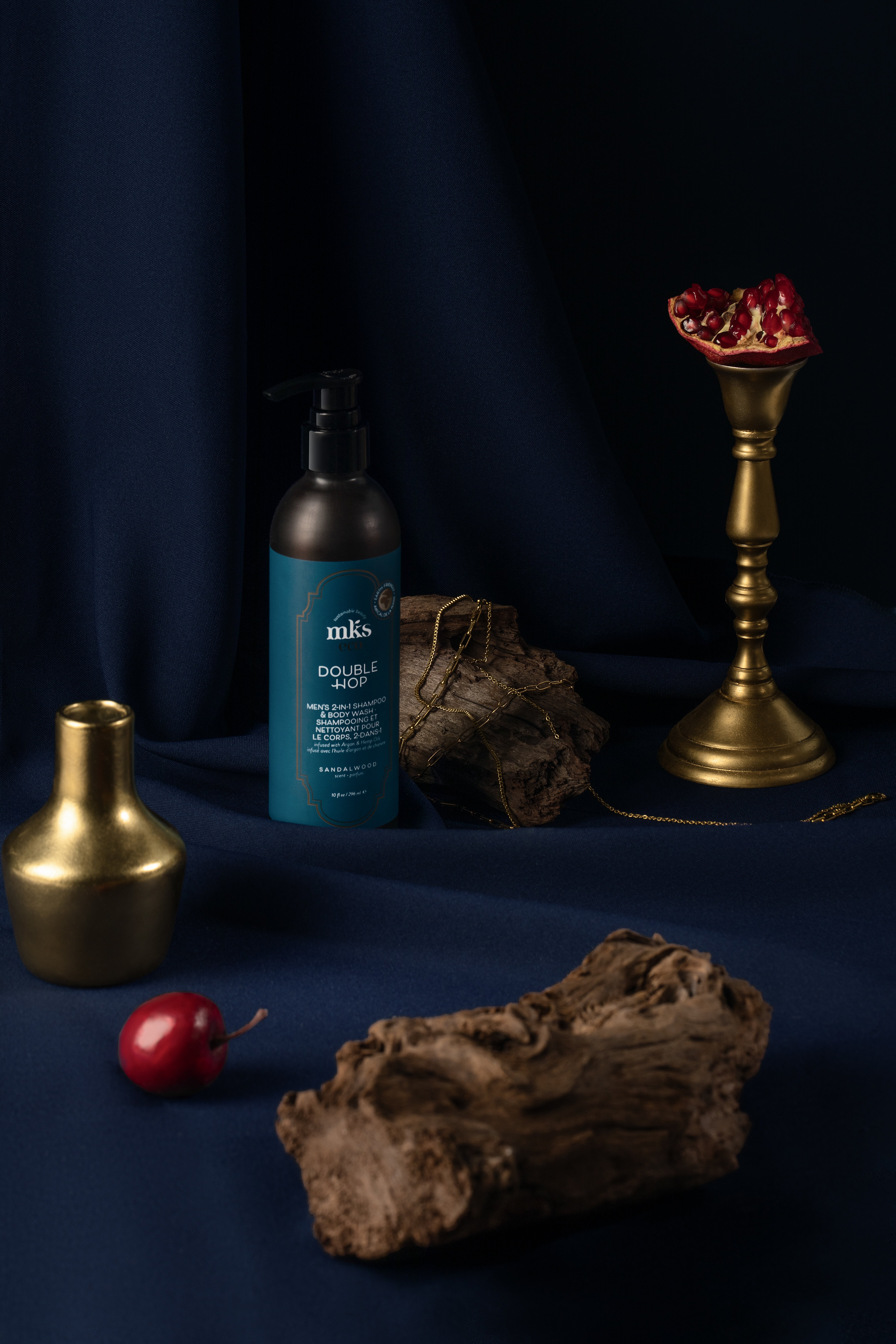Засіб 2-в-1 для чоловіків MKS-ECO Double Hop Men's 2-in-1 Shampoo & Body Wash Sandalwood Scent