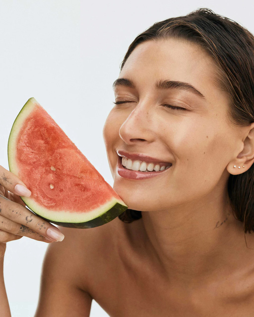Прозорий тінт для вуст із пептидами з ароматом кавуна RHODE Peptide Lip Treatment The Nourishing Lip Layer Watermelon Slice