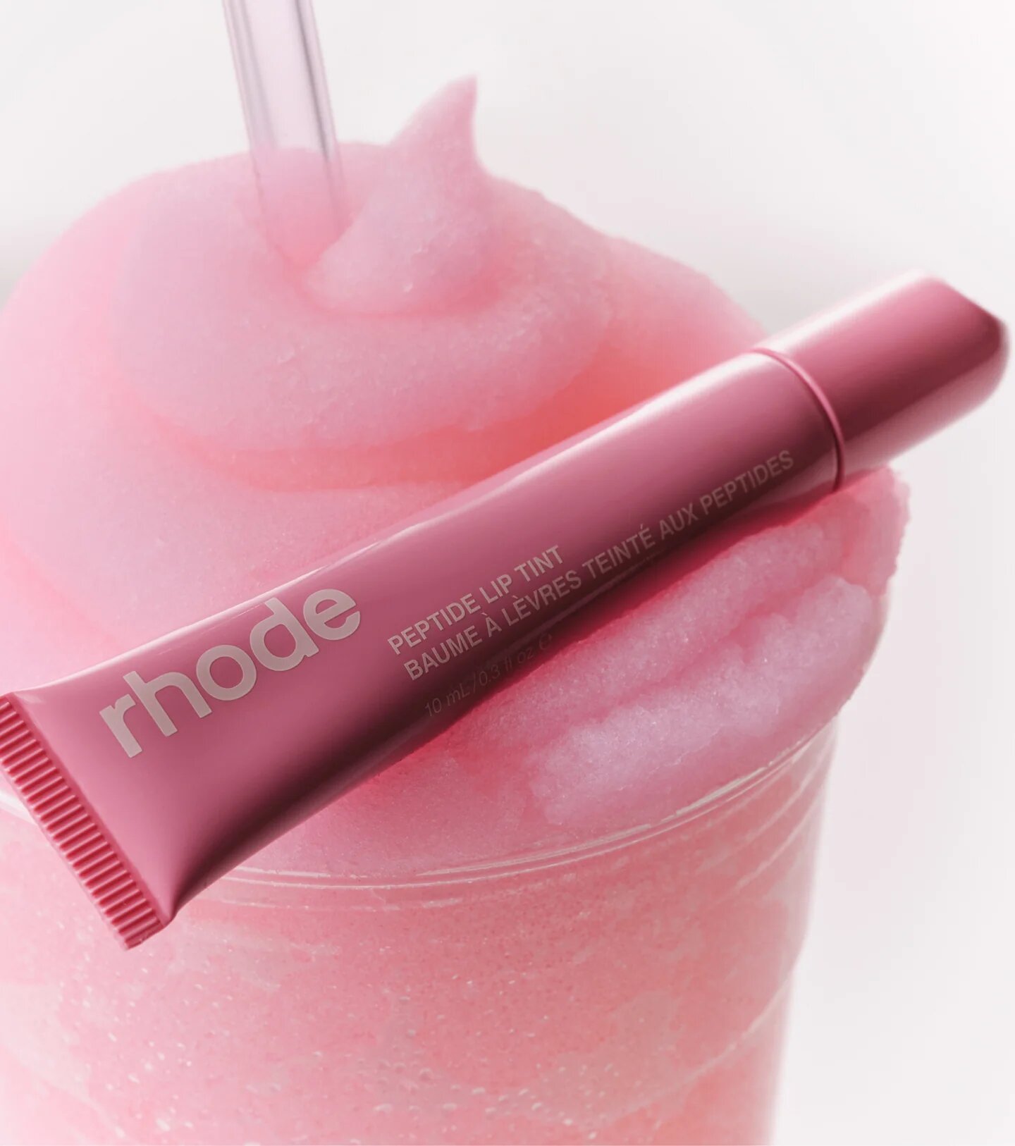 Тінт для вуст із пептидами з класичної колекції RHODE RIBBON SHEER PINK Peptide Lip Tint The Tinted Lip Layer