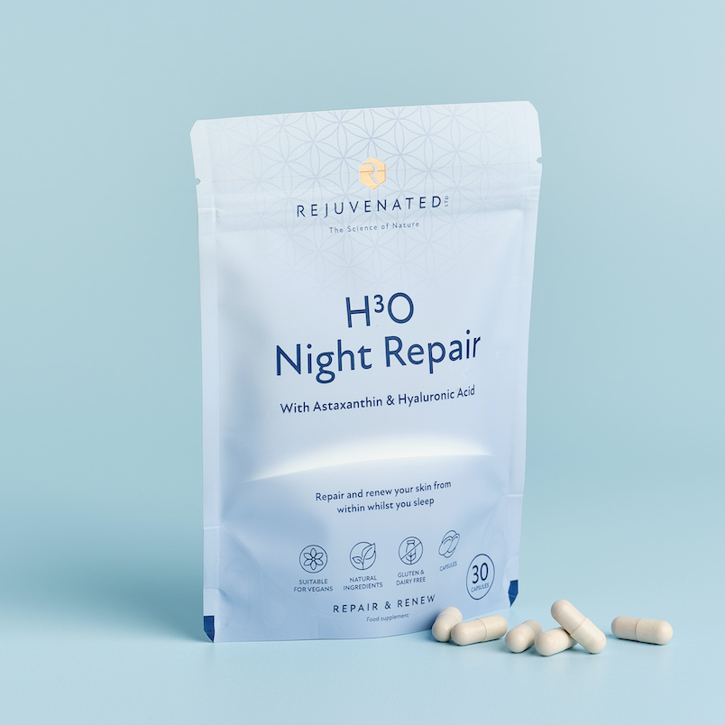 Активні капсули для нічного відновлення і зволоження шкіри Rejuvenated H3O Night Repair