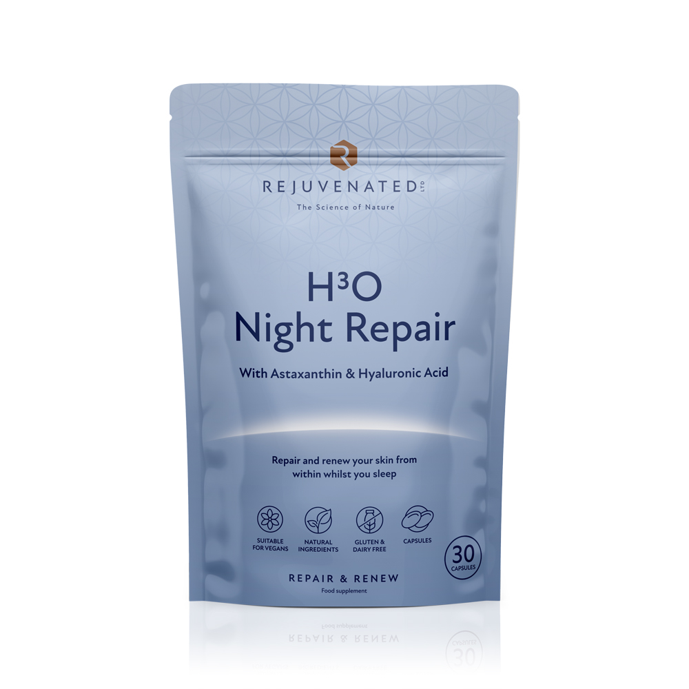 Активні капсули для нічного відновлення і зволоження шкіри Rejuvenated H3O Night Repair