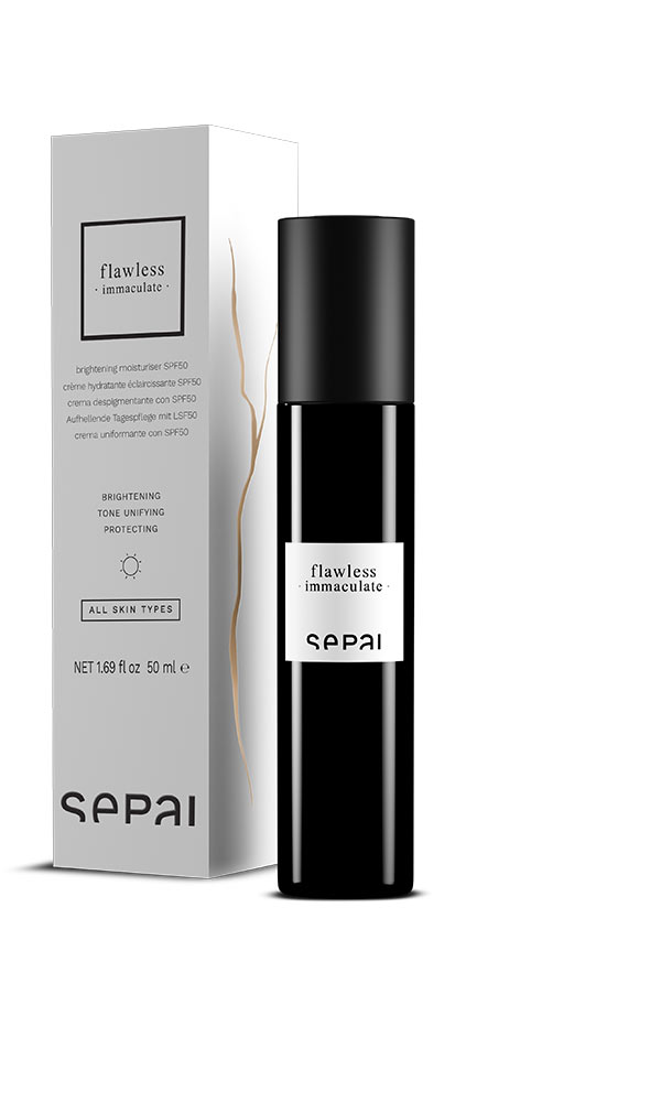 Зволожувальний крем з SPF50 SEPAI Flawless IMMACULATE