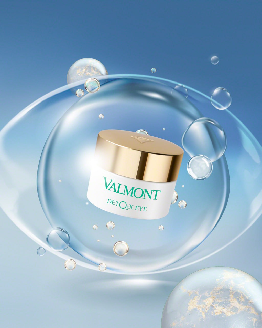 Відновлювальний кисневий крем для контуру очей Valmont Deto2x Eye